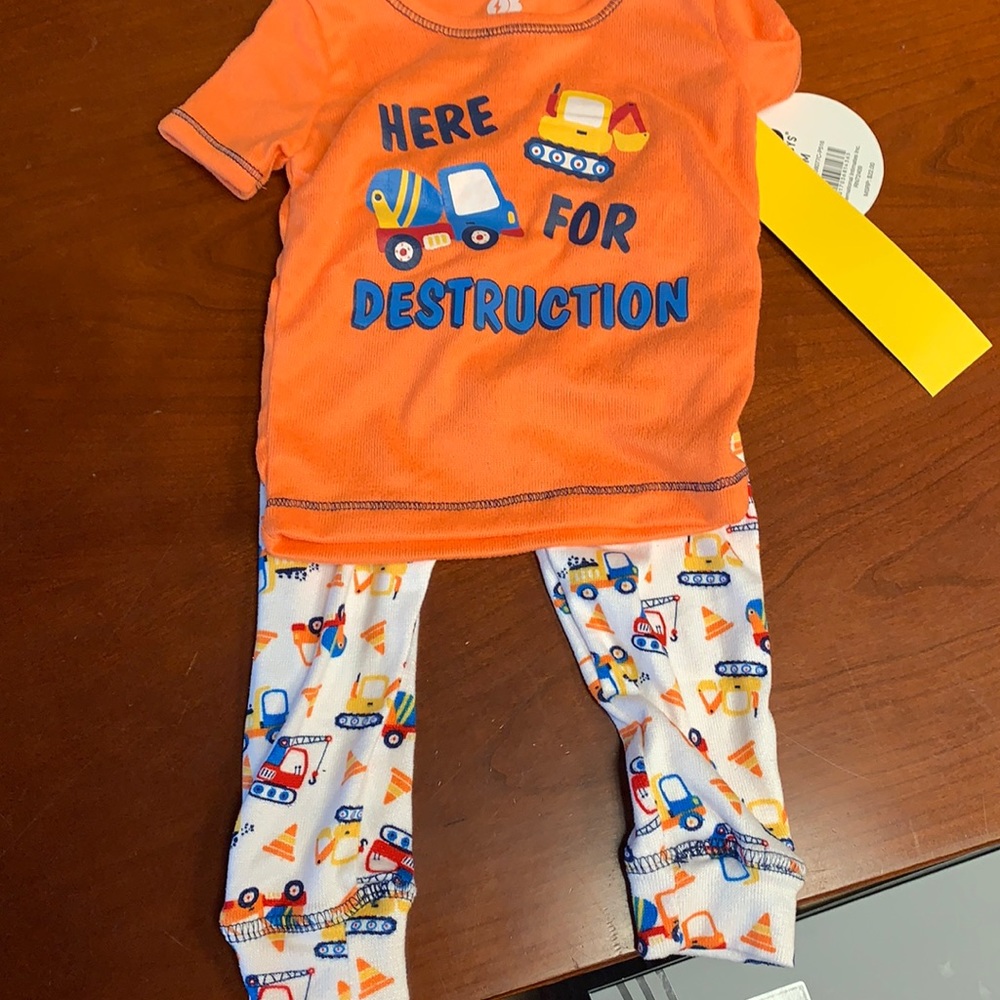Only BoysToddler Construction Pajama Set